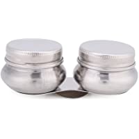 HEEPDD Copa de Paleta- Tazas de Paleta de Doble Boca Grande de Acero Inoxidable con Clip de Paleta Pintura al óleo…